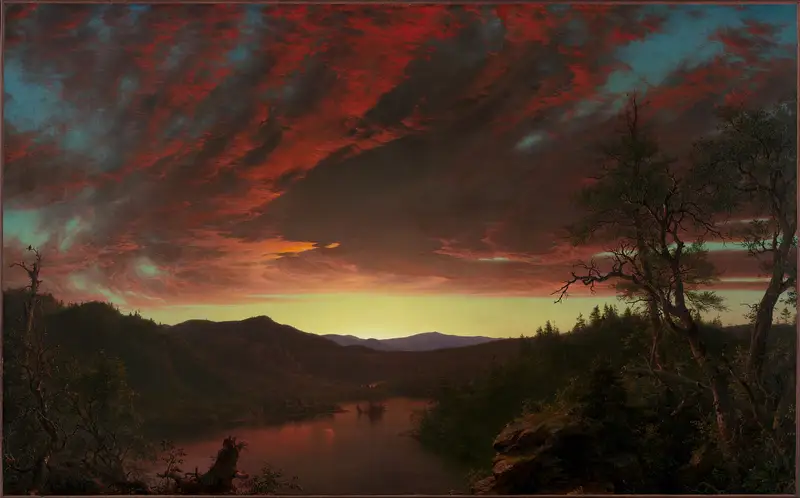 "Twilight in the Wilderness" by Frederic Edwin Church