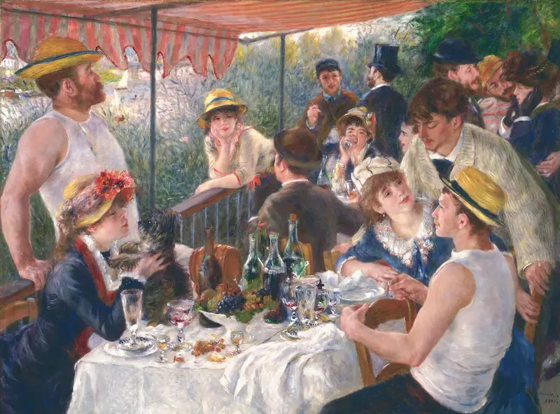 "Luncheon of the Boating Party" by Pierre-Auguste Renoir